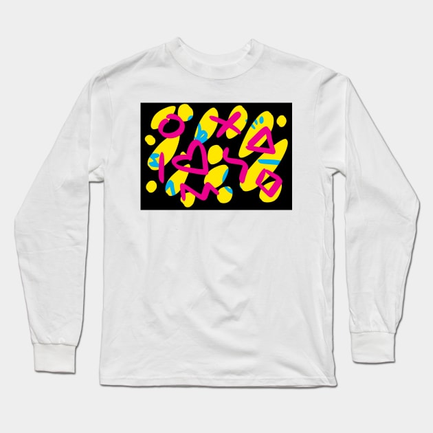 Hectic Long Sleeve T-Shirt by GameQuacks